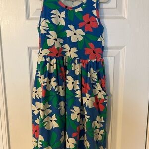 Hanna Andersson Blue Floral Kids Dress